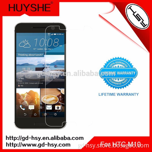 HUYSHE anti-shock tempered glass 0.3mm thickness screen protector for HTC M10